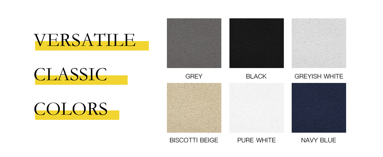 Blackout Curtain Panels for Living Room – (Grey Color) 52×54 inch, 2 Panels Set,