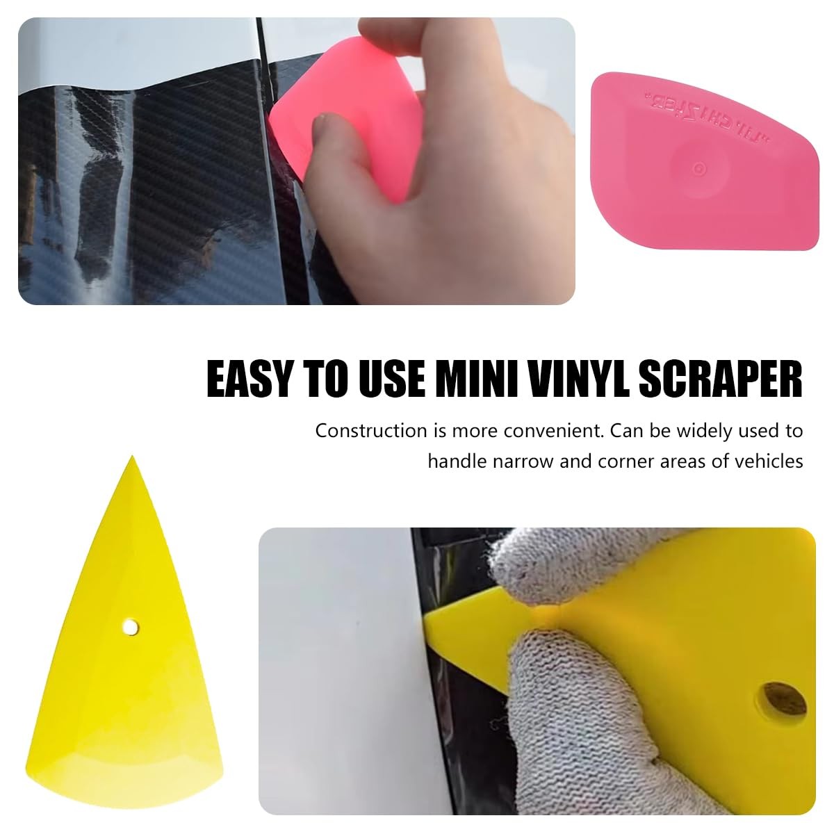 Car Window Tint Tool Kit 8PCS Squeegee, Knife, Vinyl Wrap for Vehicles