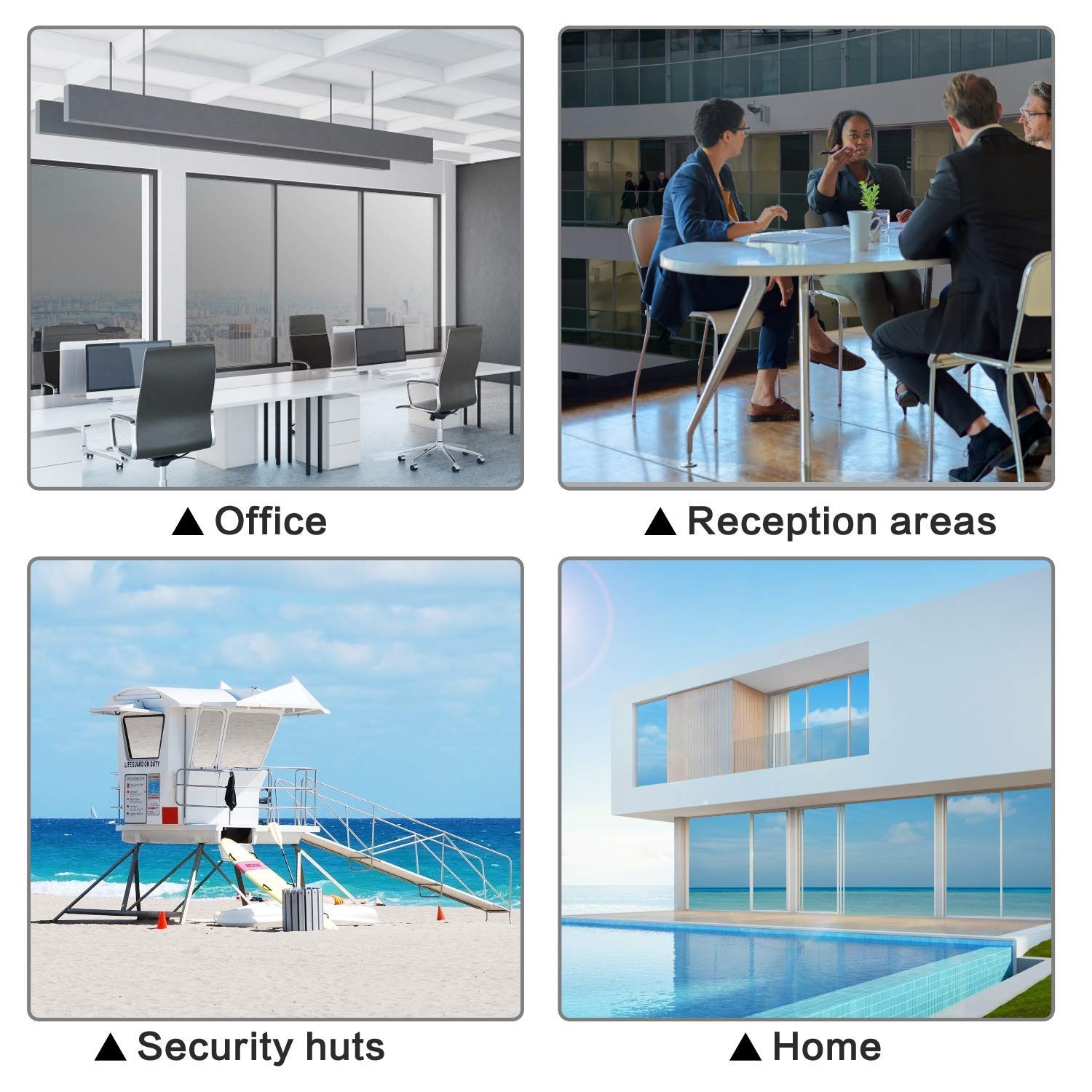 One Way Window Privacy Film with Installation Tools, Sun Blocking Window Tint…