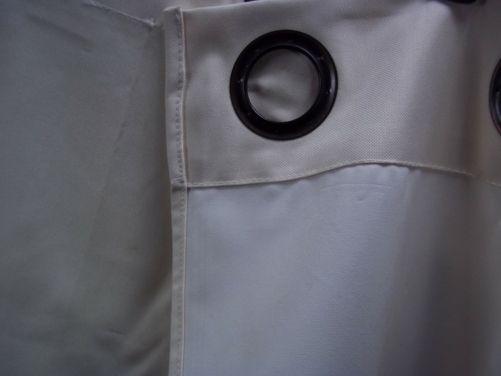 Unbranded Beige 6 Grommet Curtain Single Panel 36″x 82″