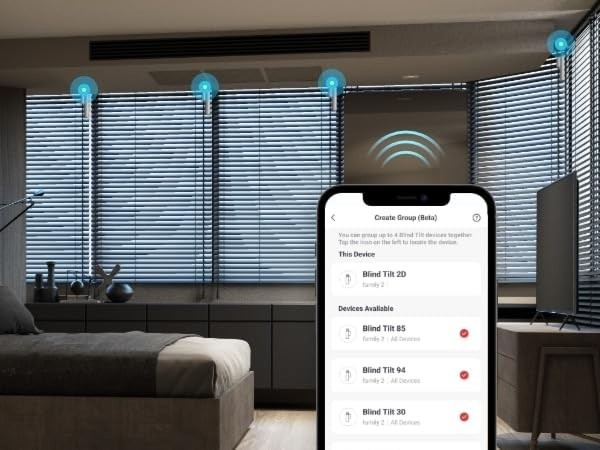 SwitchBot W2701600 Blind Tild Electric Blind Control | Bluetooth | Alexa