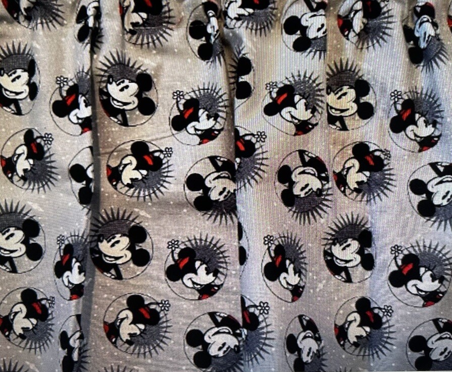 Kids Room Curtain Topper Mickey Minnie Valance Home Decor,42″W x 14″L