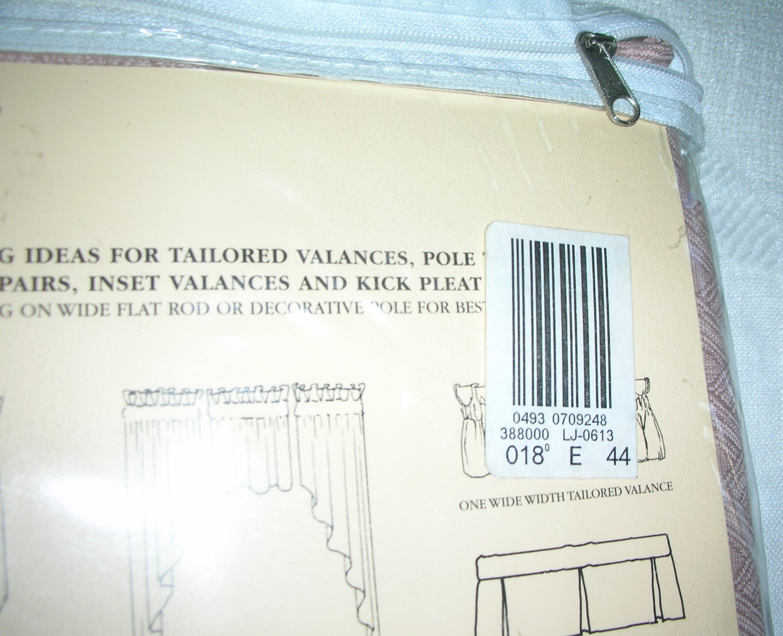 Vintage Burlington Kick Pleat Window Valance Rose 40×15 NEW