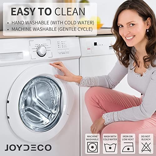 Joydeco Blackout Curtains 72 Inch Length 2 Panels Set, Thermal Insulated Long