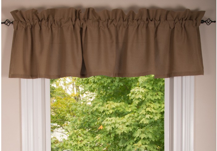 New Primitive Farmhouse PLAIN SIMPLE OAT VALANCE Curtain Topper