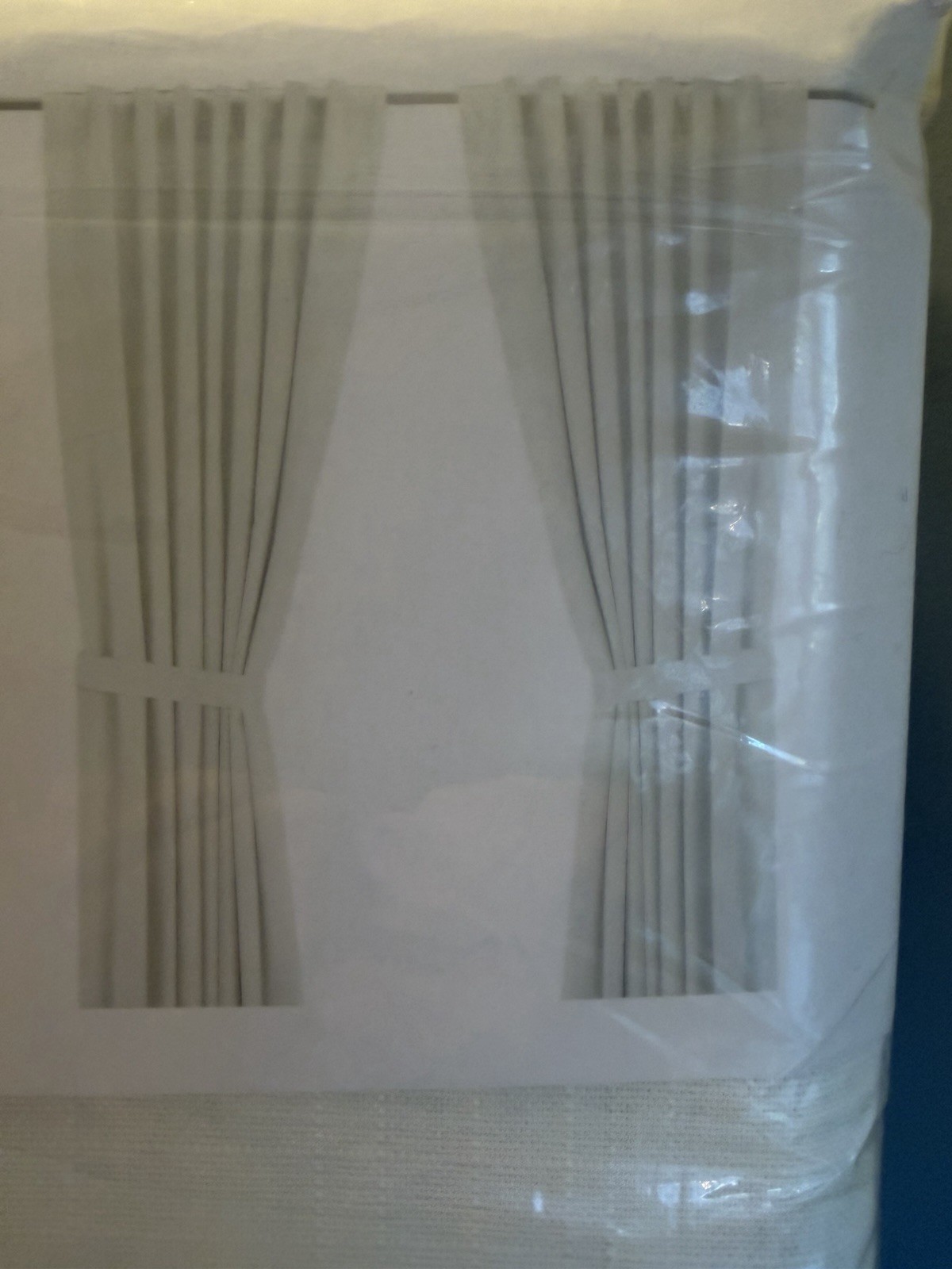 NEW IKEA Ritva Curtains 1 Pair 2 Panels 57”x 98 Cotton Drapes