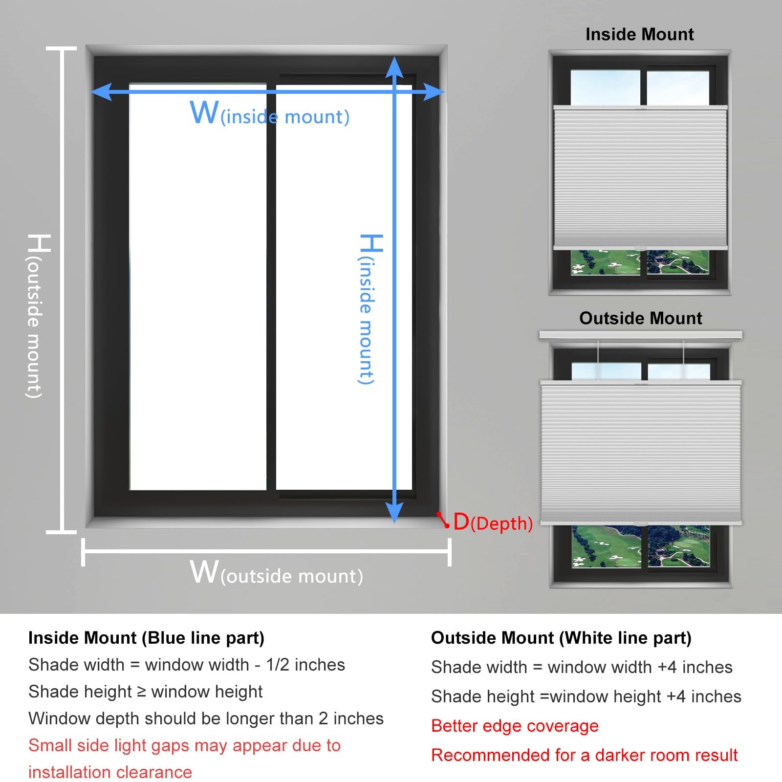 Changshade Blackout Top Down Bottom Up Cellular Shades Cordless Honeycomb