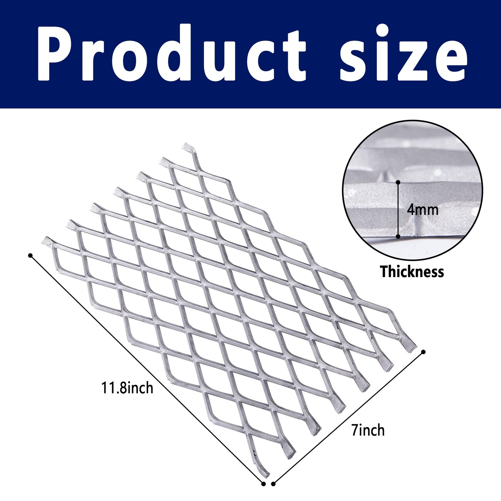 Fireplace Grate Ember Retainer,12x7inches Steel Fireplace Ember Retainer Mesh…