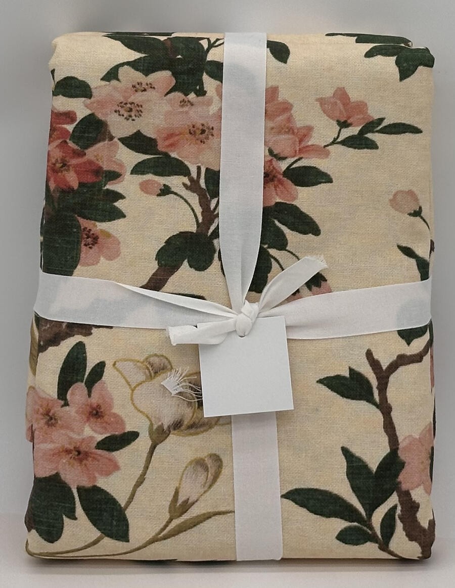 Pottery Barn Nola Songbird Cotton Lined Drape Curtain (1) ~ 50 x 96 Ivory Multi