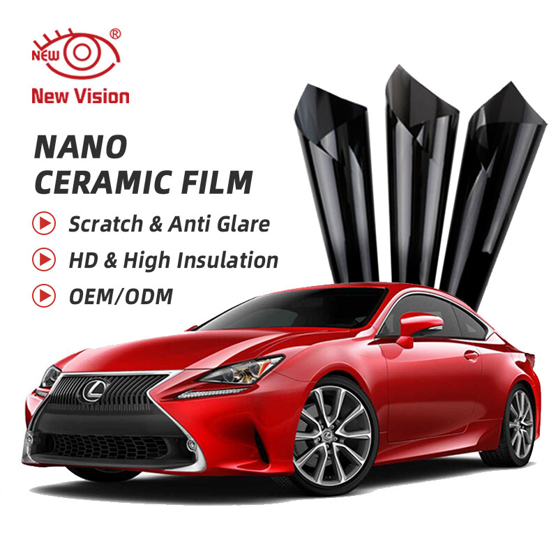 Nano Ceramic Film IRR80% High Heat Resistant Car Sticker Glass Window Tint Foils