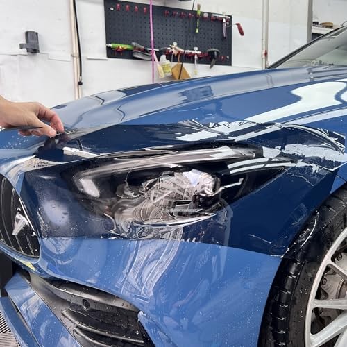 Ultimate Headlight Taillight Tint Vinyl Wrap TPU 12″ x 7ft Light Smoke