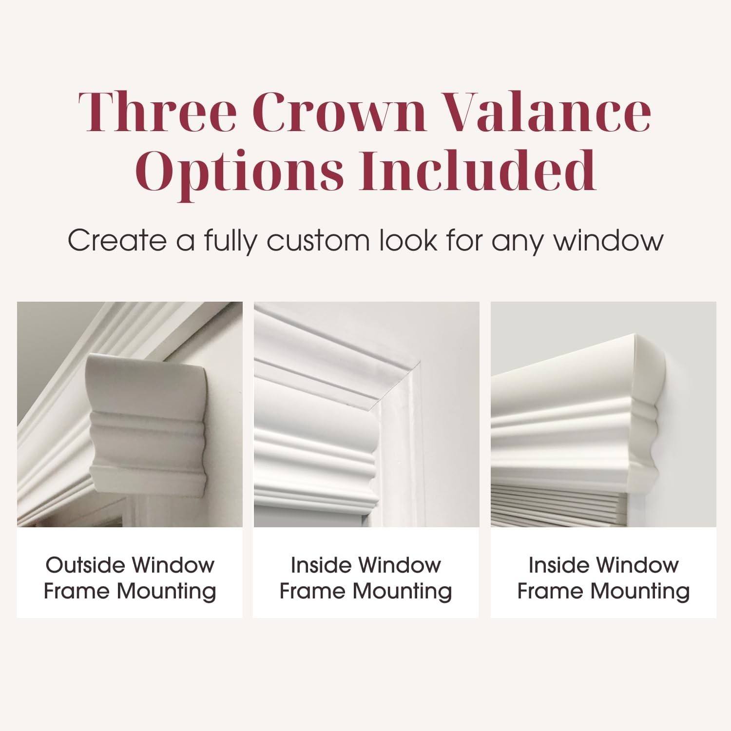 Cordless, 2 Inch Faux Wood Blind, 24 Wide x 73 Length, Exact Width, White