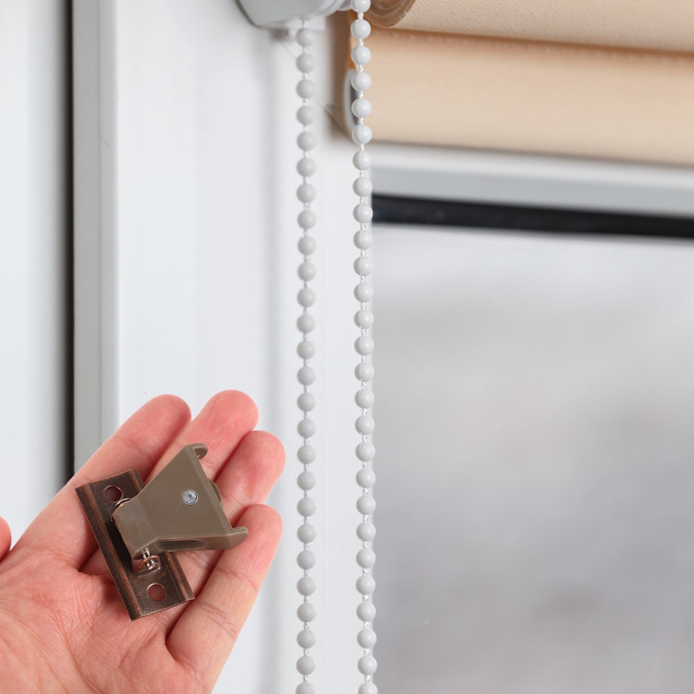 Cord Lock Pulley Set For Bamboo Roller Blind Curtain Shade Window Accessories