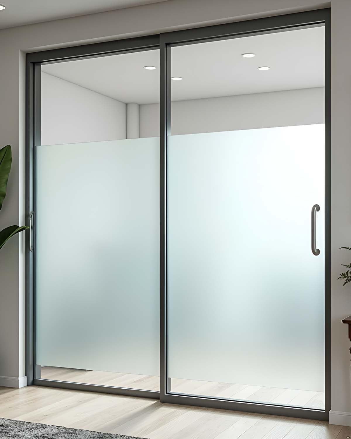 17.5×78.7 Inch Decorative Window Film – Easy Install Privacy Film for Renters