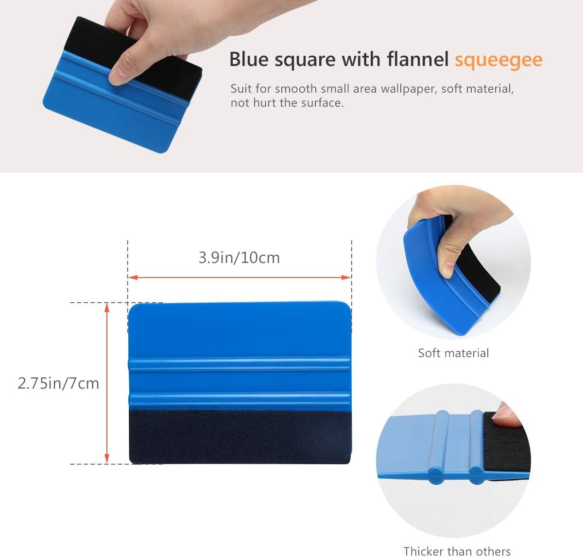 Car Window Tint Application Tools Kit 9 Pieces