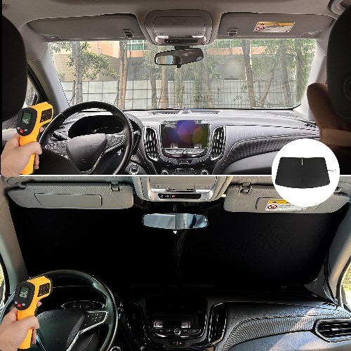 Windshield Sunshade Compatible with 2016 2017 2018 2019 2020 2021 2022 2023 2024