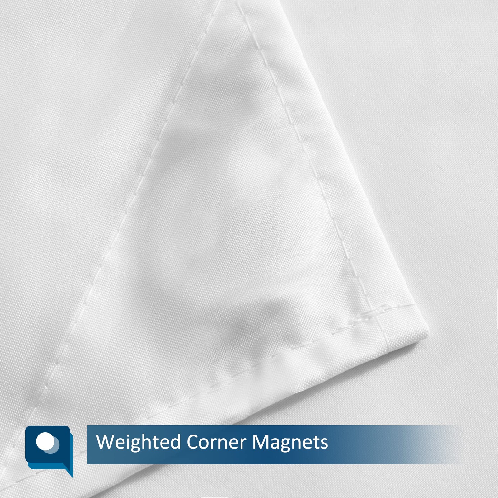 Barossa Design Waterproof Fabric Stall 36″W x 72″L (Pack of 1), Pure White