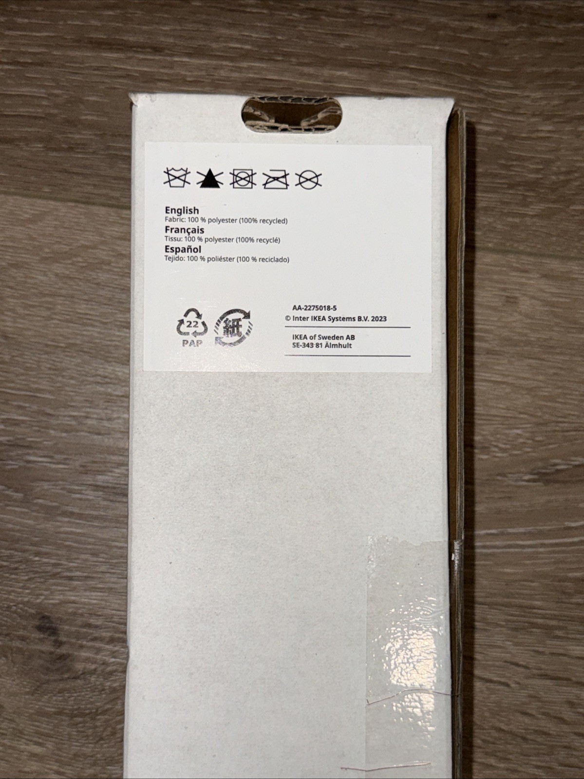 New IKEA Trippevals Black-out Cellular Blind White 27×76 305.065.69