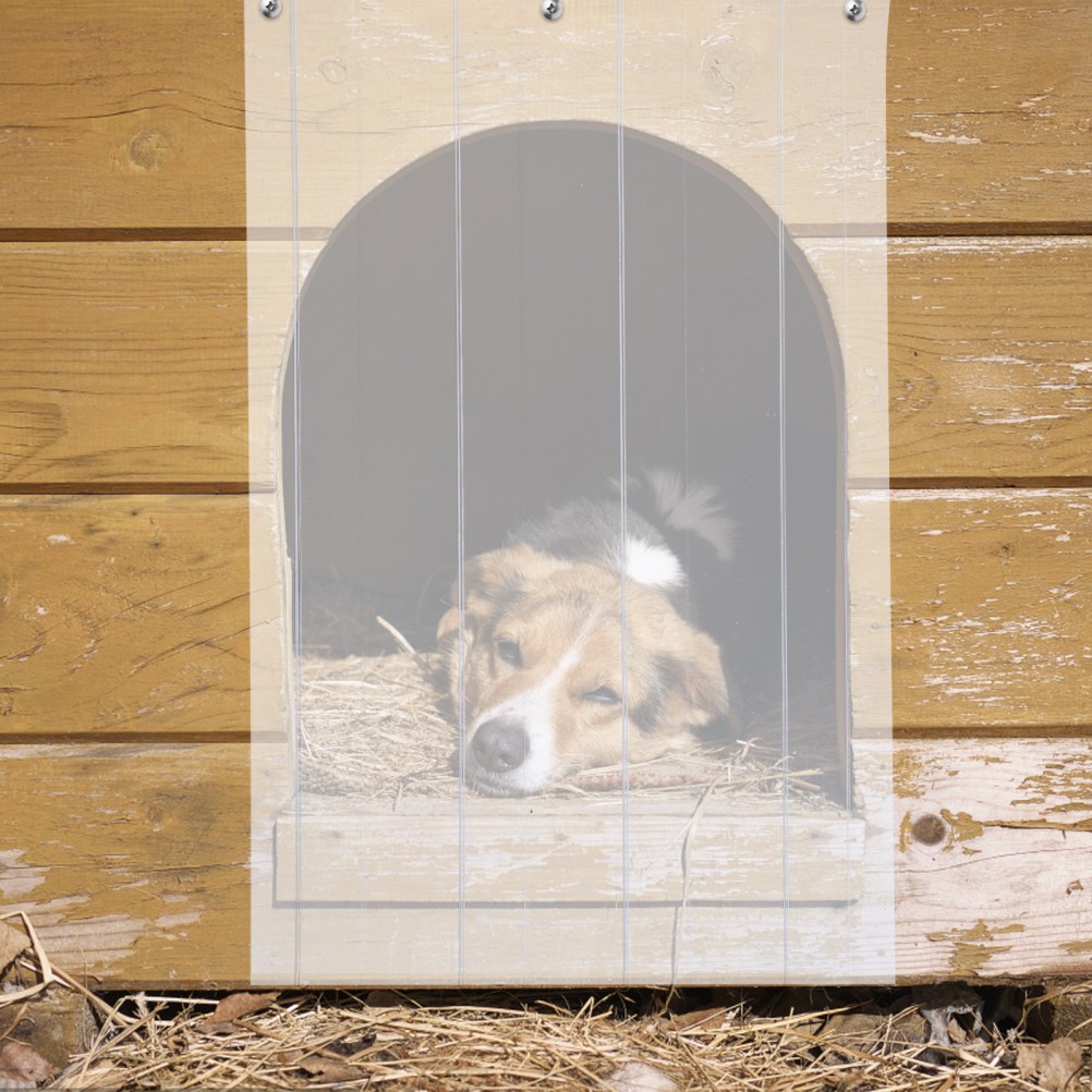 Pvc Curtain Strip Dog Door Scratch Protector Clear Flap for Doggie