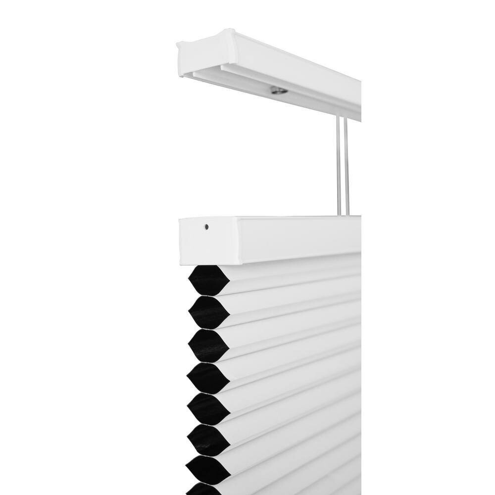 HOME DECORATORS Shadow White Top-Down Bottom-Up Cellular Shade 31 W x 64 L in.