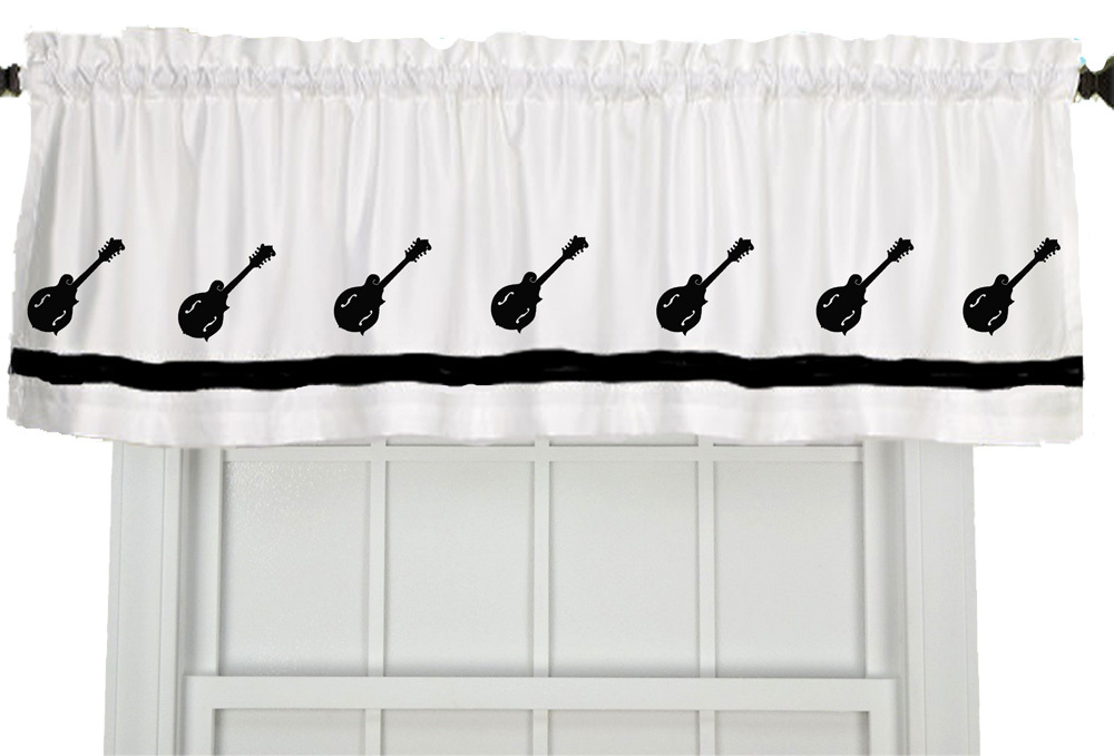 Parakeet Bird Window Valance Curtain in Your Choice of Colors