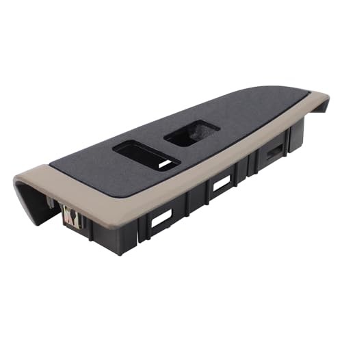 Front Driver and Passenger Side Window Switch Bezel Medium Neutral for Chevy
