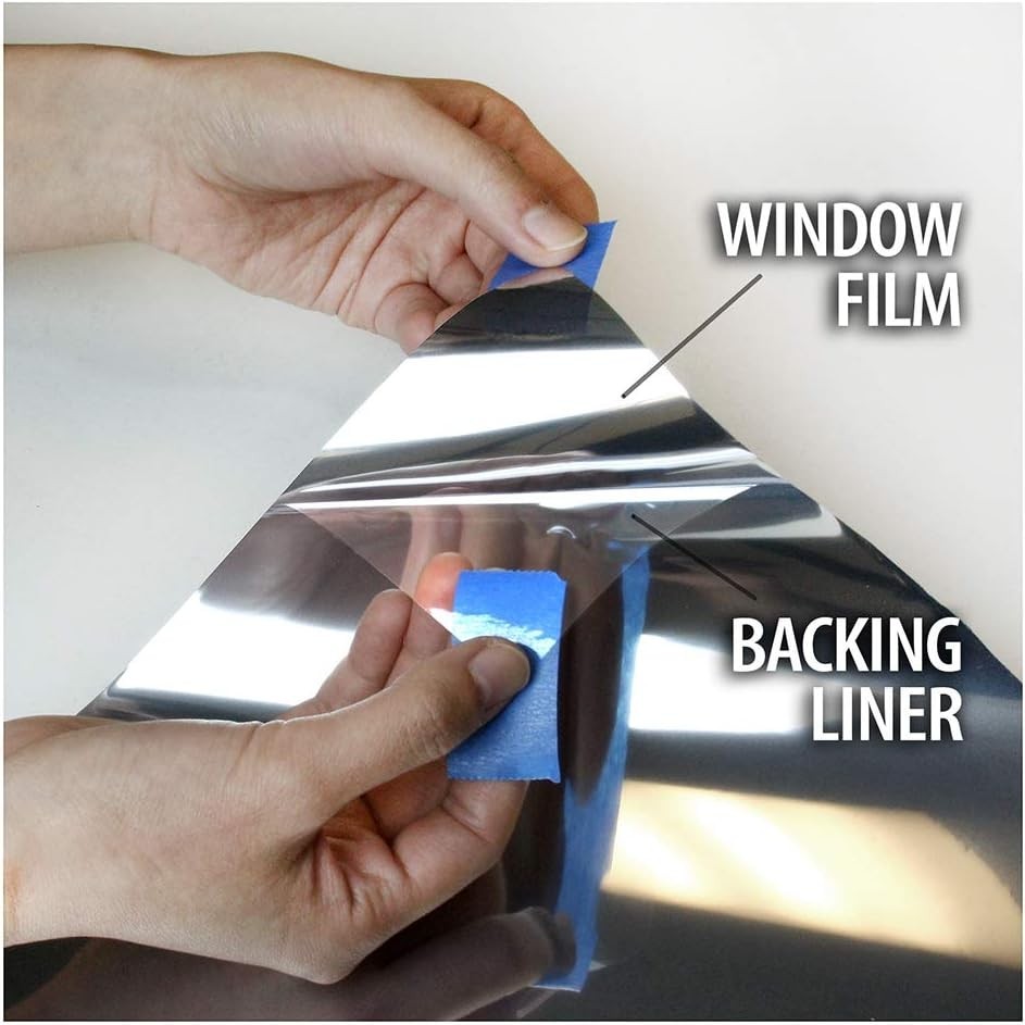S05 Window Film Daytime Privacy and Heat Control Mirror Silver 5 Very Dark – …