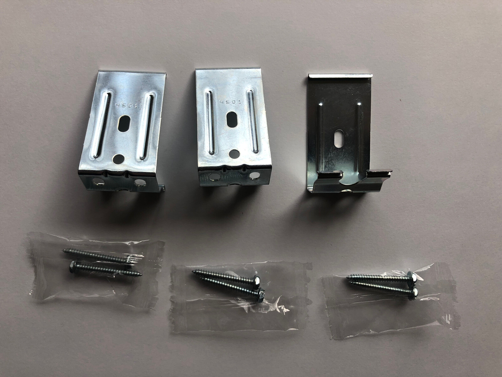 Graber/Bali Crystal Pleat Cordless Cellular Shade Bracket metal Qty 3 + hardware