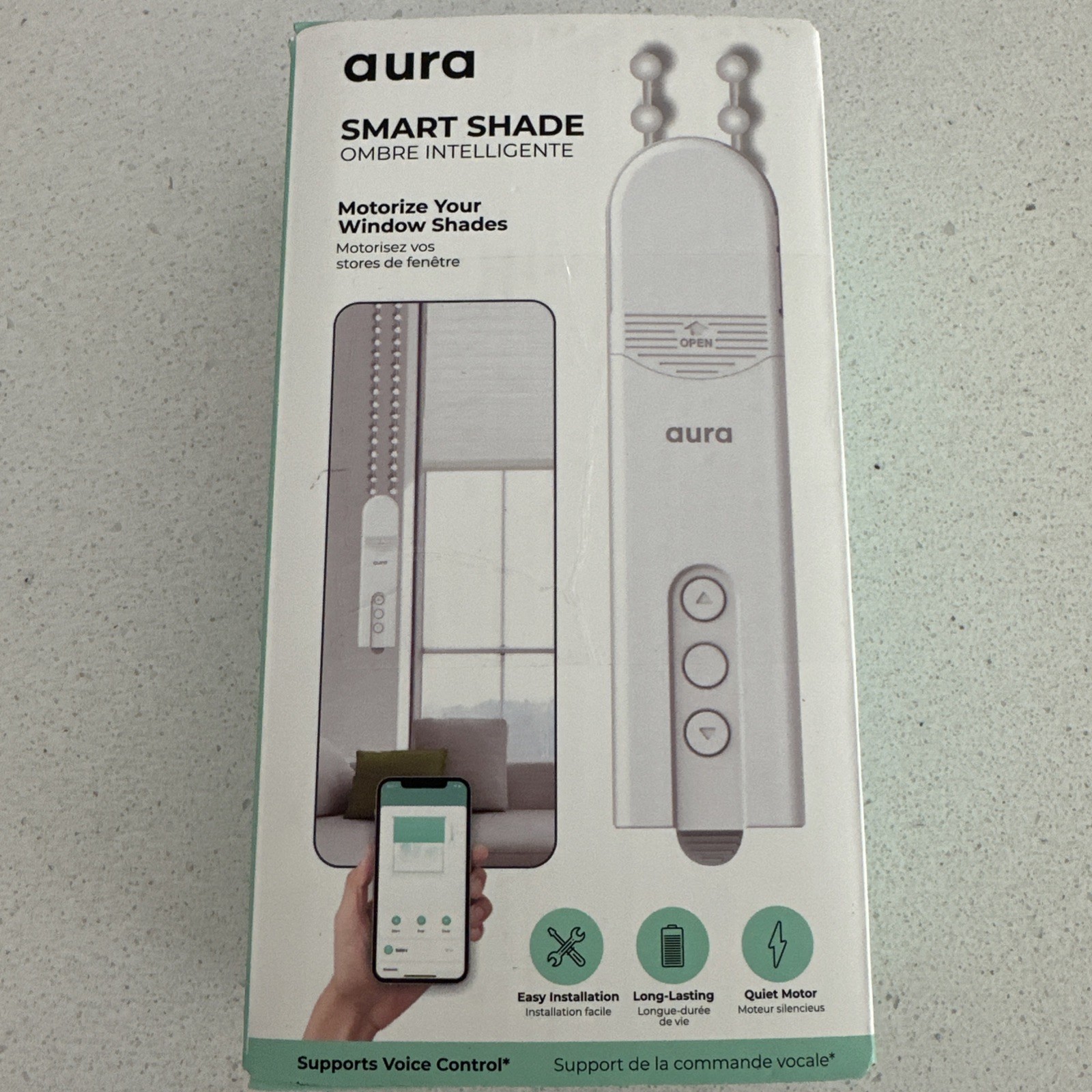 Aura Roller Smart Shade Driver / Motorized Blind Controller – New Open Box