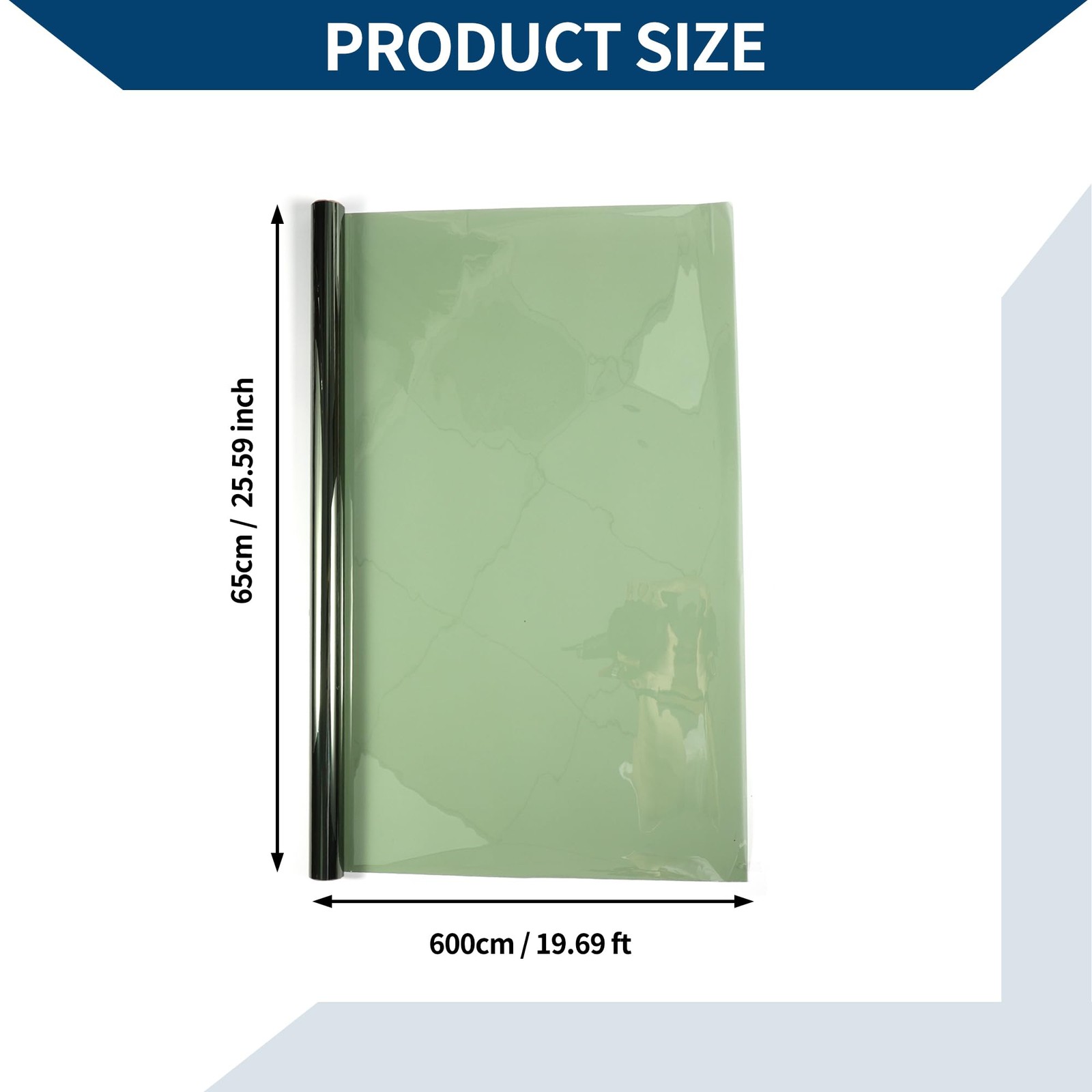 Car Window Tint Film Window Privacy Film Car Nano Ceramic PET 19.69 ft x 25.5…