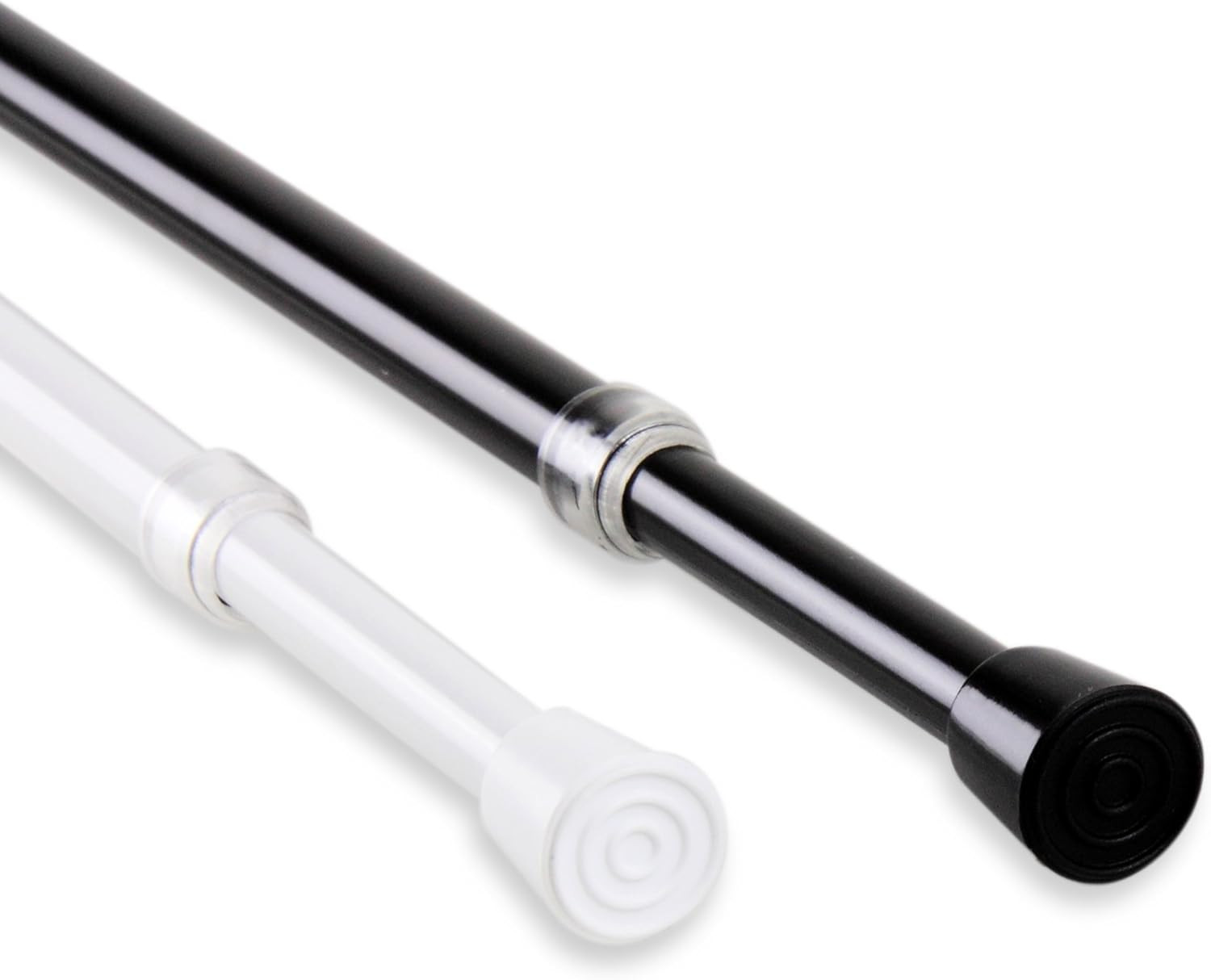 SPT-R-28-1 7/16″ round Spring Tension Rod 28″-48″, White, 28-48″