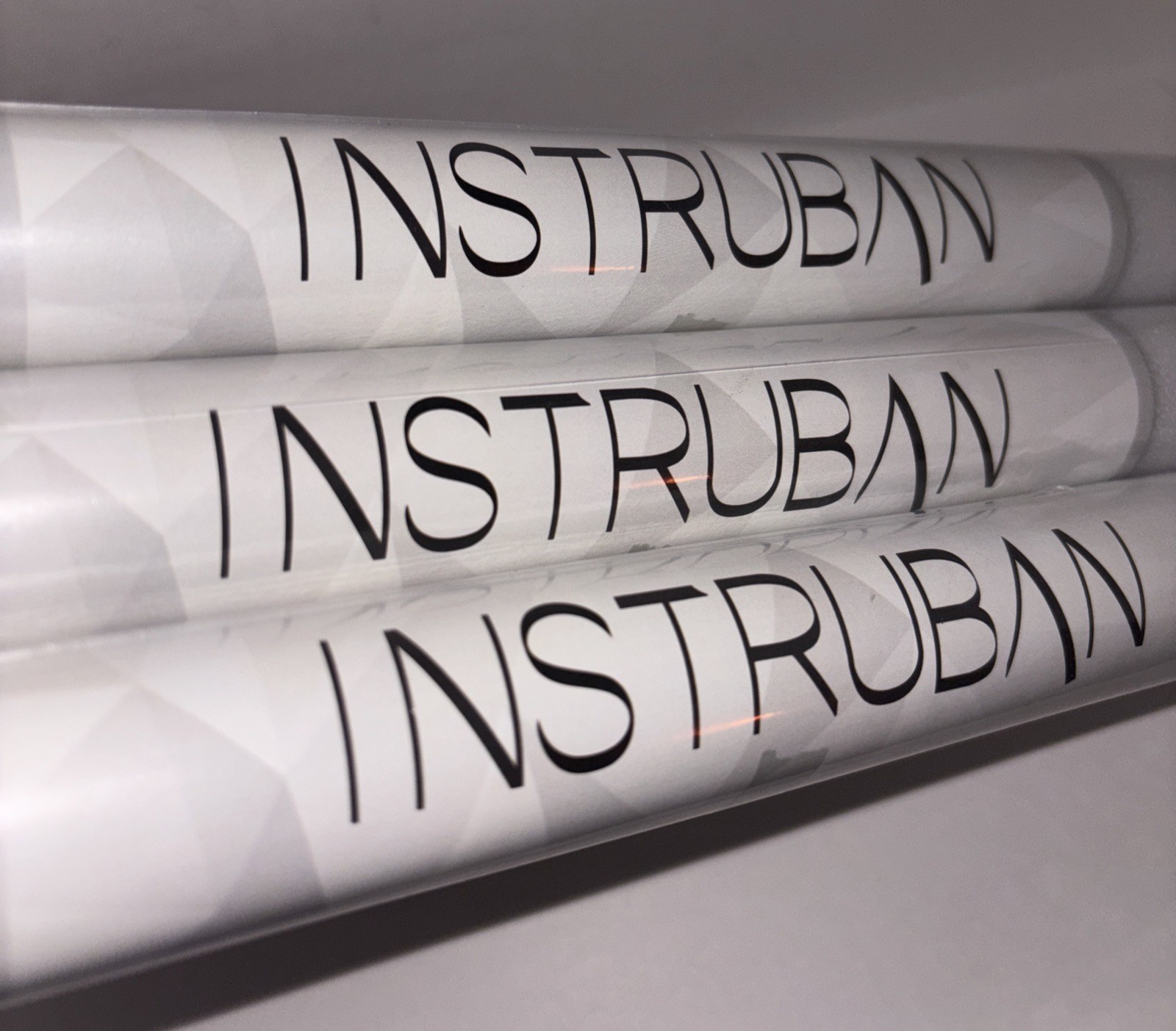 Instruban Frosted Window Privacy Static Cling Film, 23.6”x78.7” (3 Rolls)