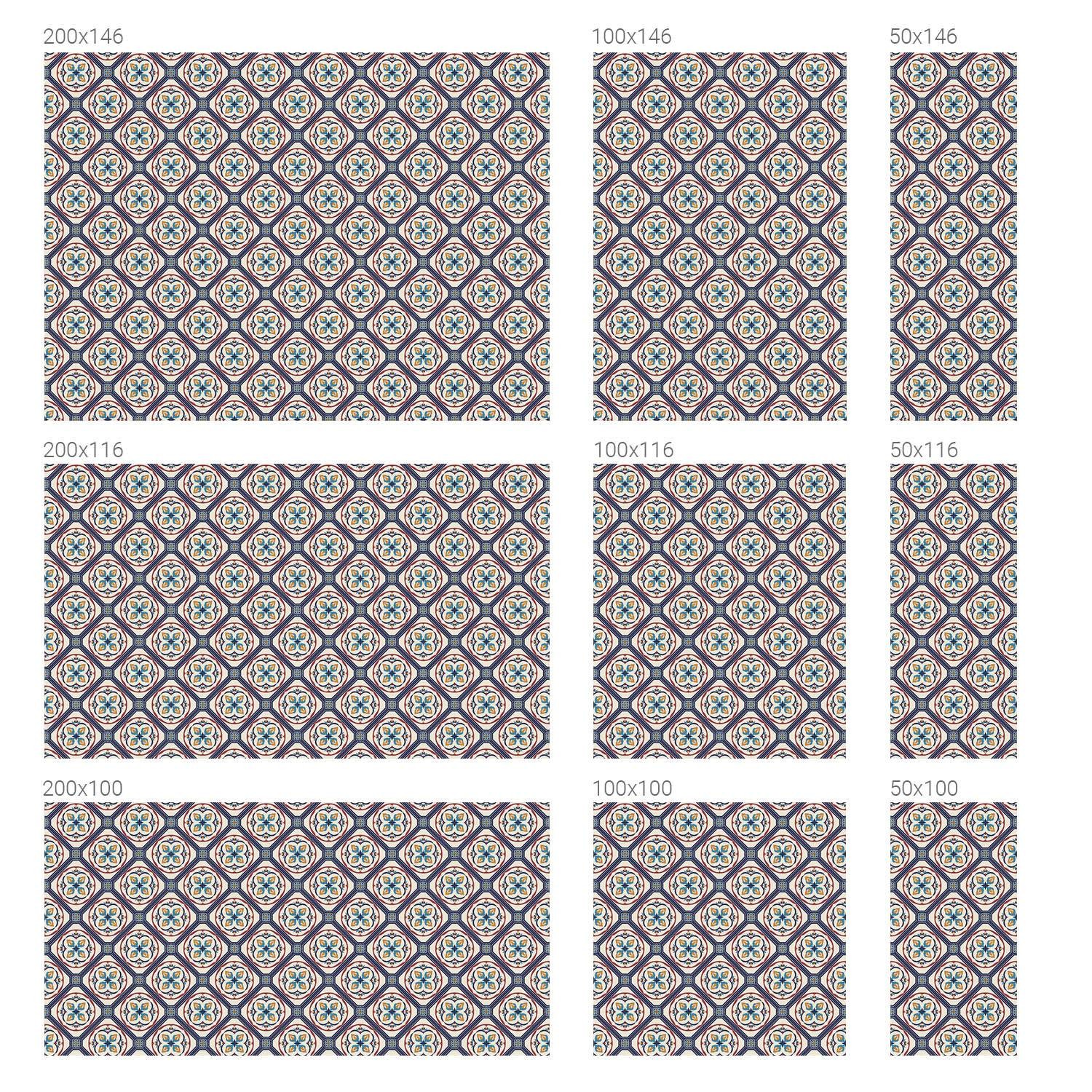 Frosted Window Film Self Adhesive Privacy Tile Pattern Geometry Navy