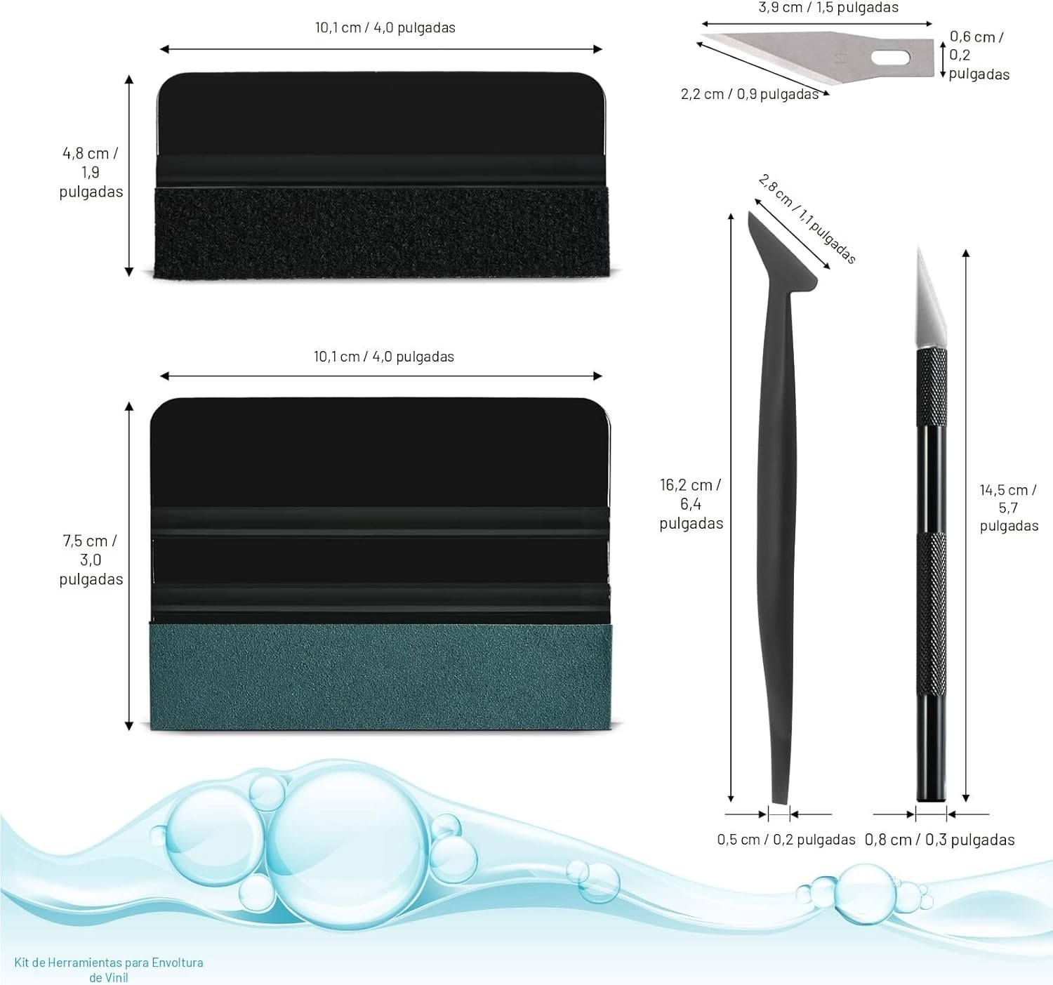 Window Tint Kit Vinyl Wrap Tool Kit Professional Film Car Wrapping Tools Include