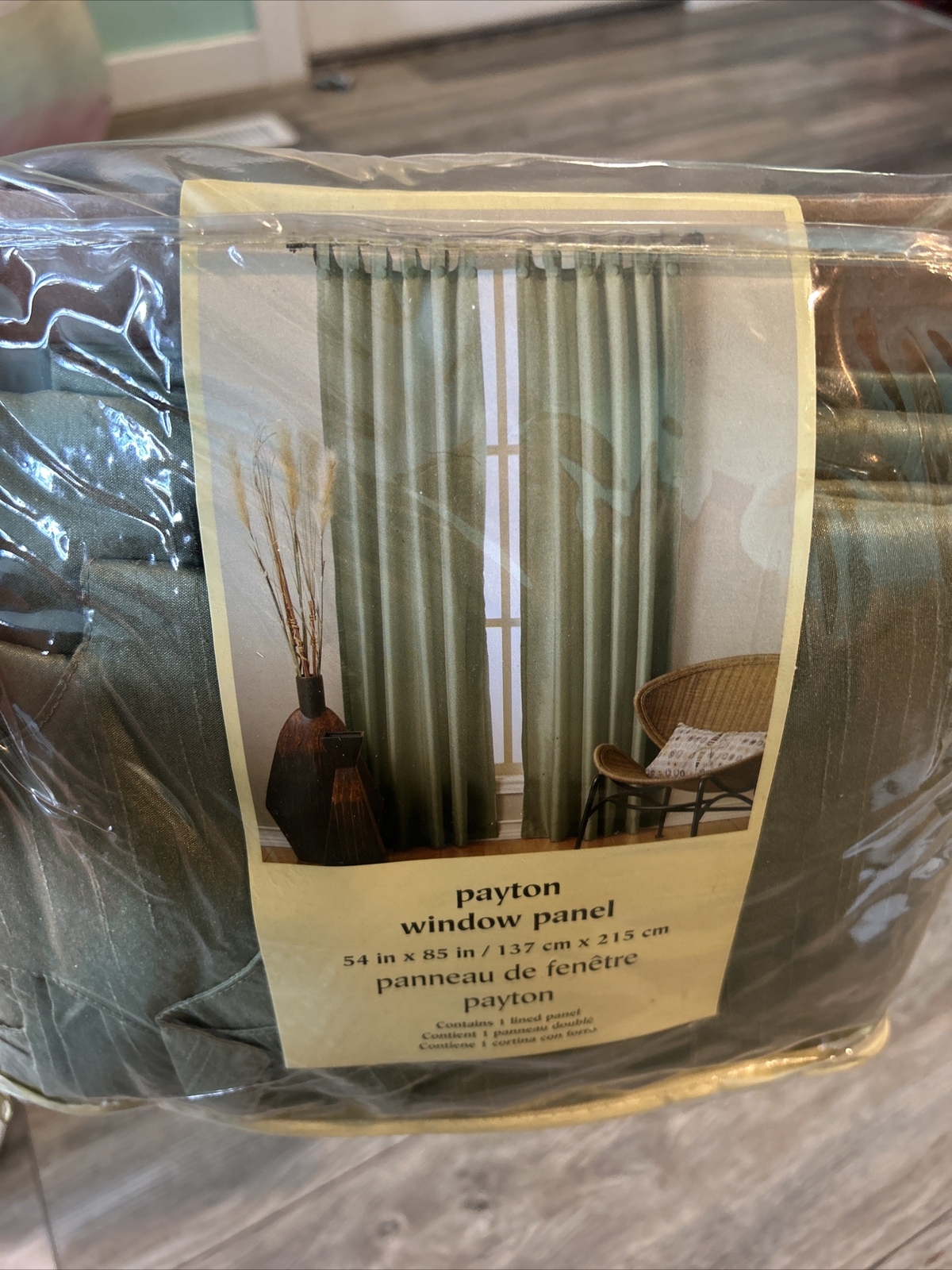 Payton Window Panel Green 54×85 Pier 1 Imports Vintage