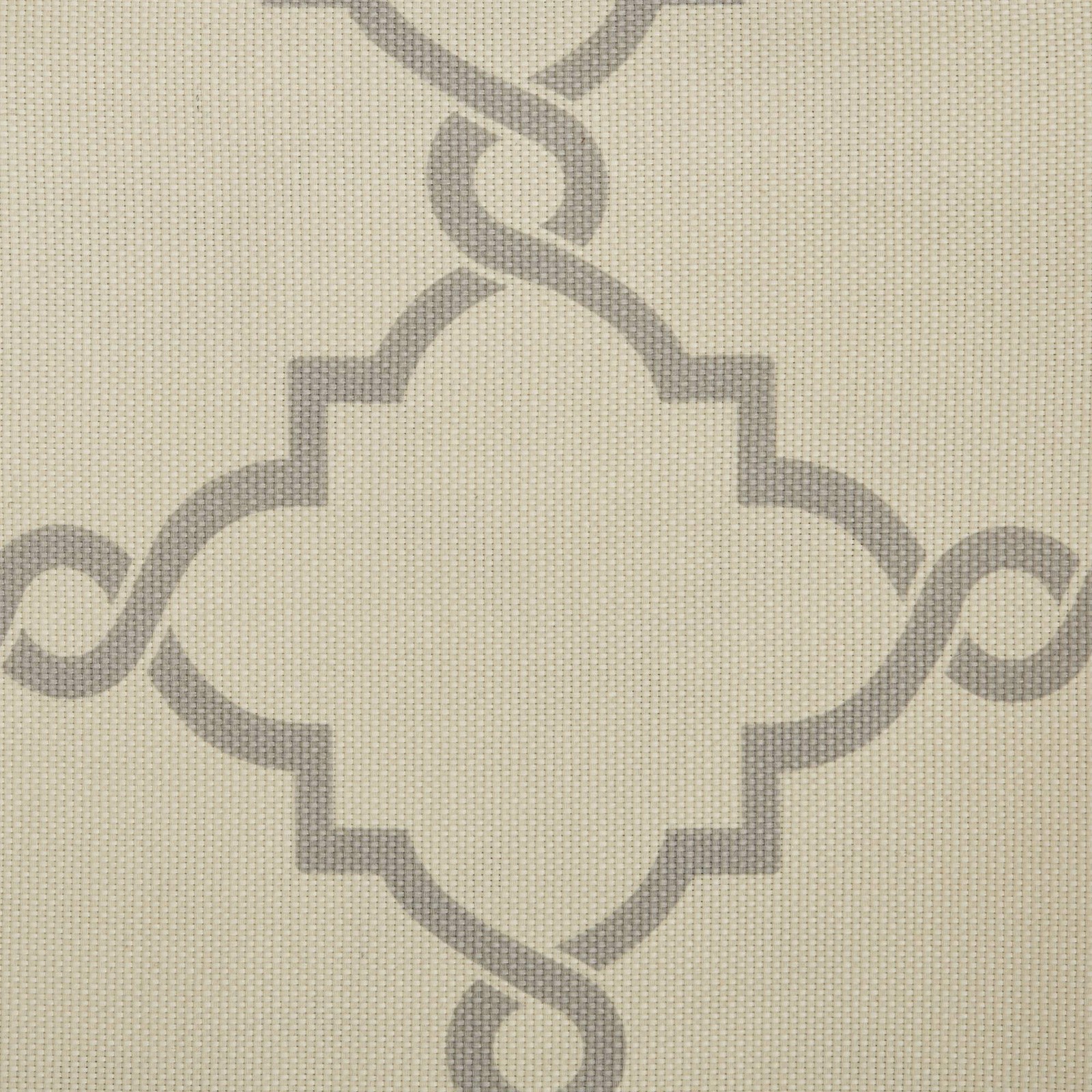 Madison Park Single Window Curtain Saratoga 50×63 Beige/Grey Grommet Top