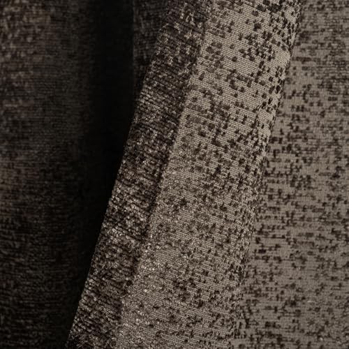 – Curtain, Single Velvet Chenille Window 52″W x 84″L (Pack of 1) Aspen Brown