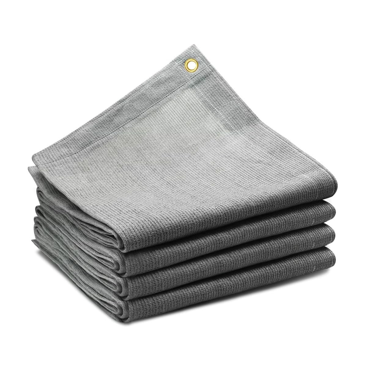 Vocray 12X20 Ft Shade Cloth For Patio, 90% UV Block, 200GSM Sunshade Fabric
