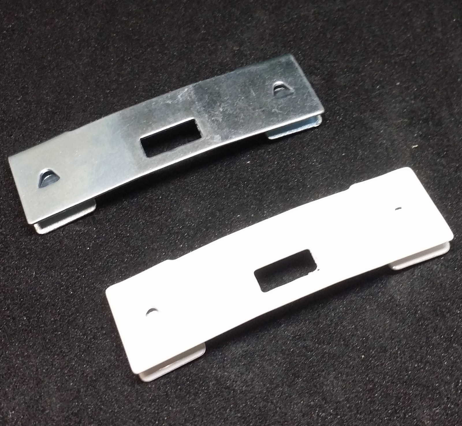 Vertical Blind Slat Clips Saver DIY Fix Repair Curved Zinc/ White Finish Vane