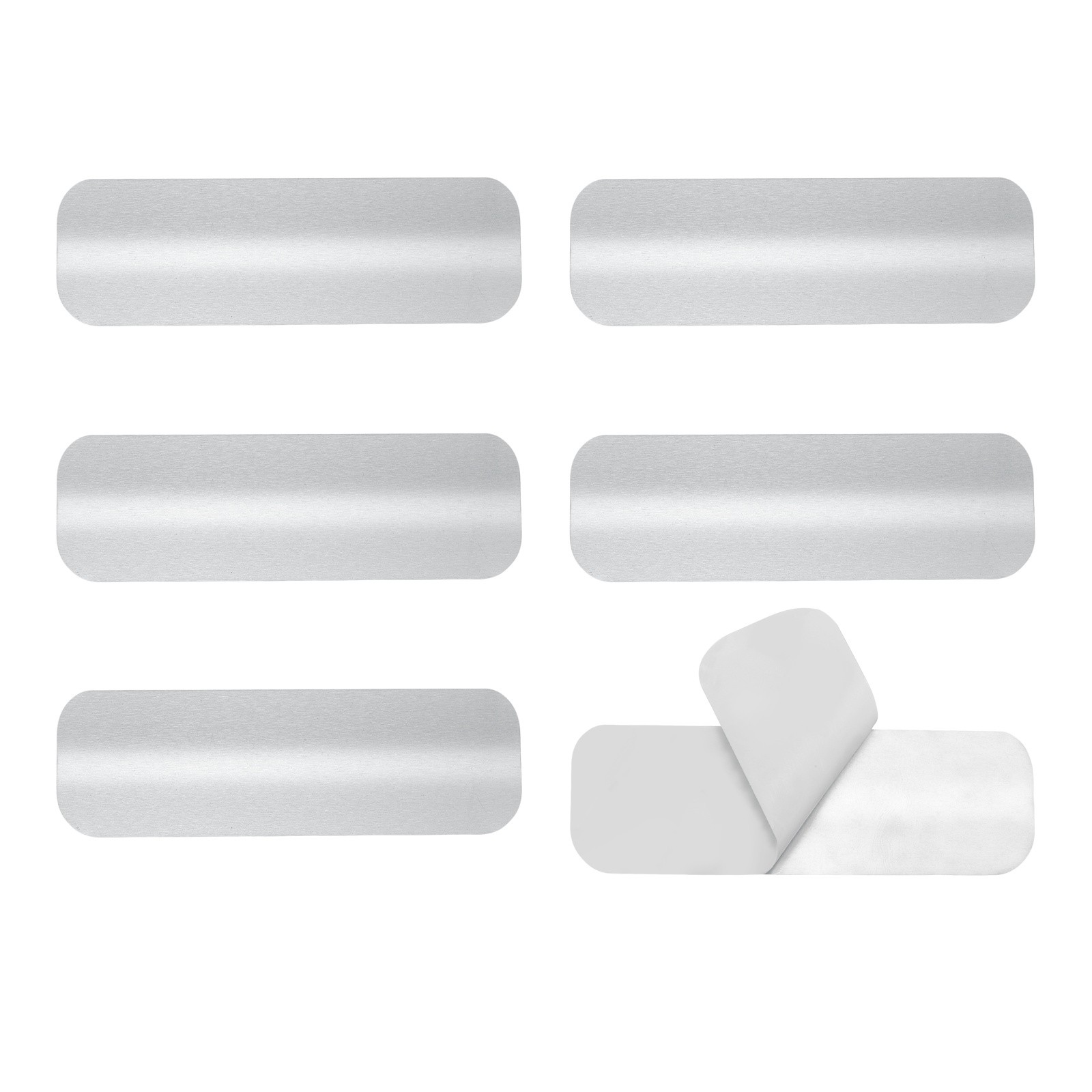 6Pcs Horizontal Blind Repair Tabs, Blind Replacement Slats (1″ W x 3″ L, Grey)