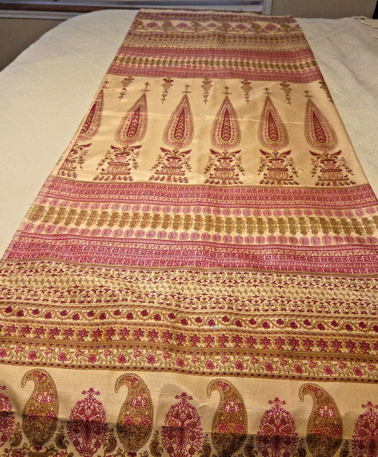 One Pier 1 Imports Adelaide Window Panel 54″ x 84″ Panel Paisley Floral Boho