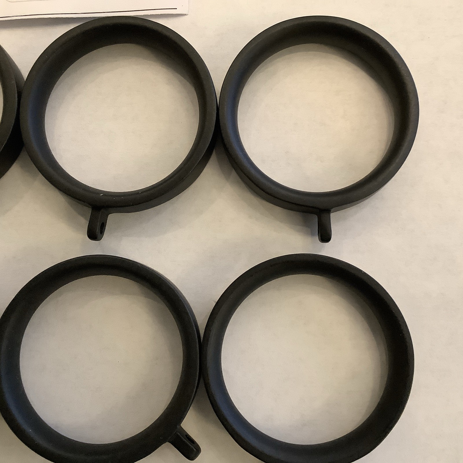 Restoration Hardware Easton Solid Brass Loop Drapery Rings (Set of 12) Medium