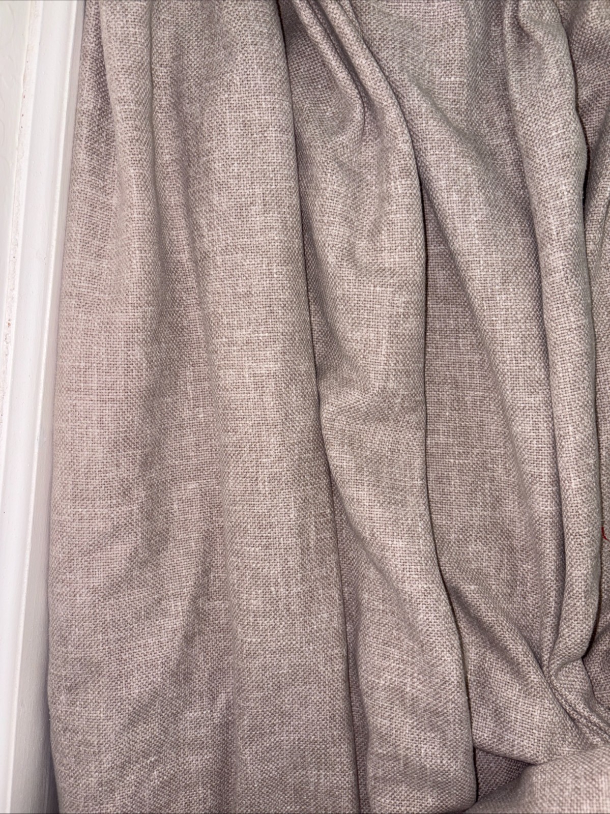 HEAVY CUSTOM MADE DRAPES PINCH PLEAT CURTAIN cotton linen blend 108×80 single