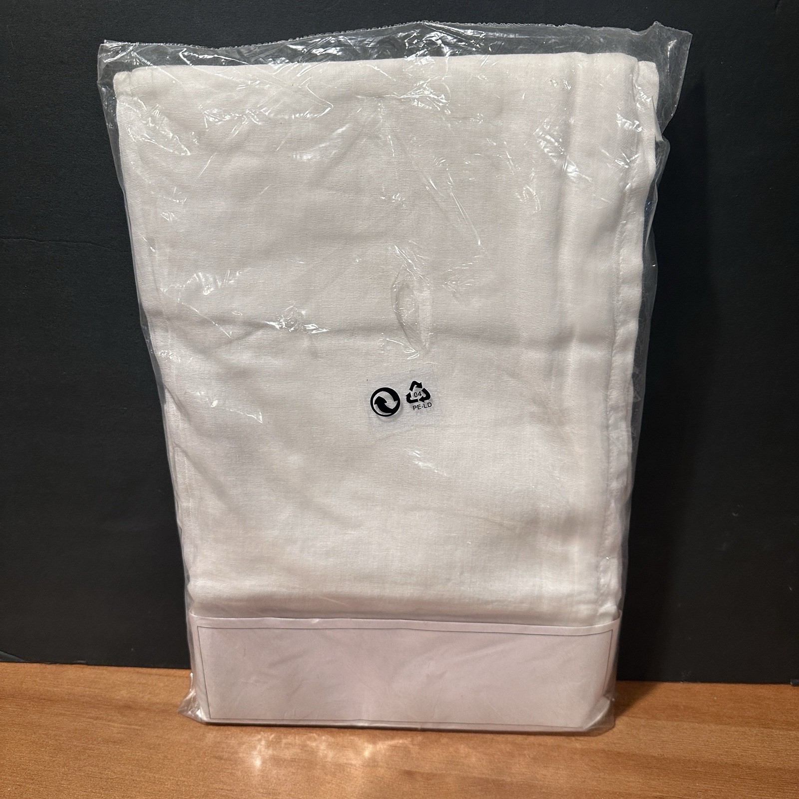 Ikea White Curtain Panels Set of 2 100% Cotton Tab Top Unlined Agnes Vtg 1995