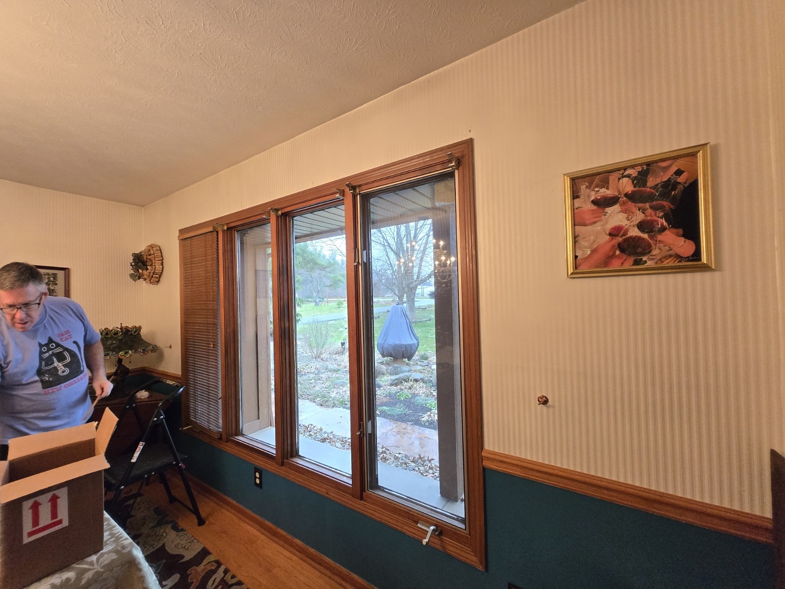 Custom Wood Mini-blinds 21″ wide 4 x 61″ long 4 X 73″ long