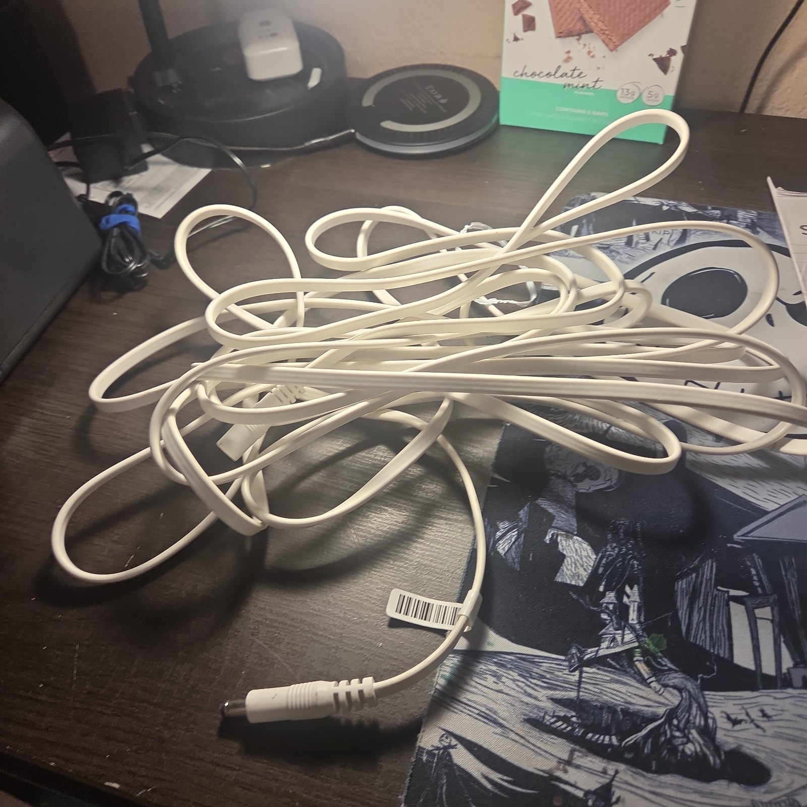 Hunter Douglas 20FT 18V Power Cable ONLY— DC Plug-In Powerview
