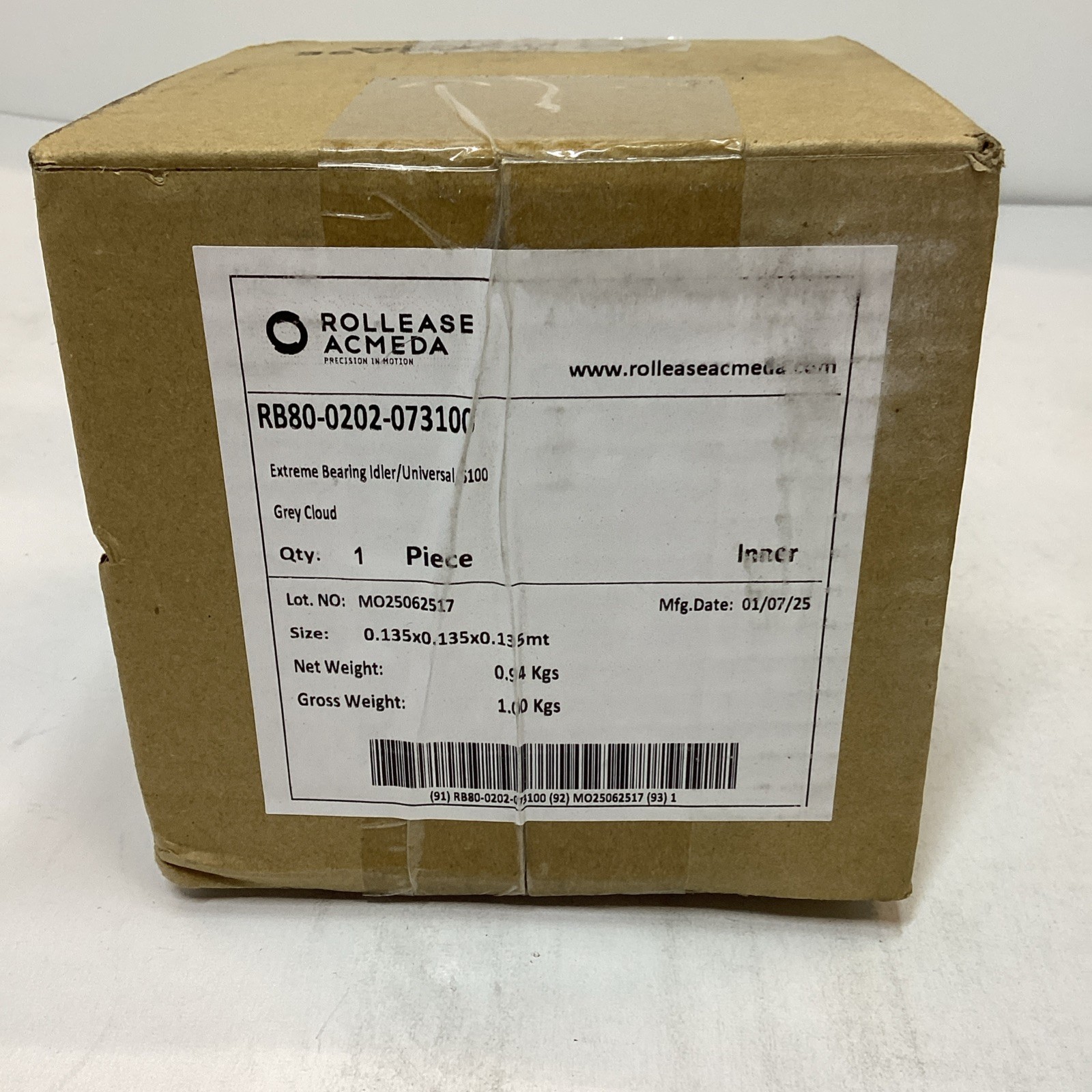 Rollease Acmeda RB80-0202-073100 Extreme Bearing Idler Grey Cloud
