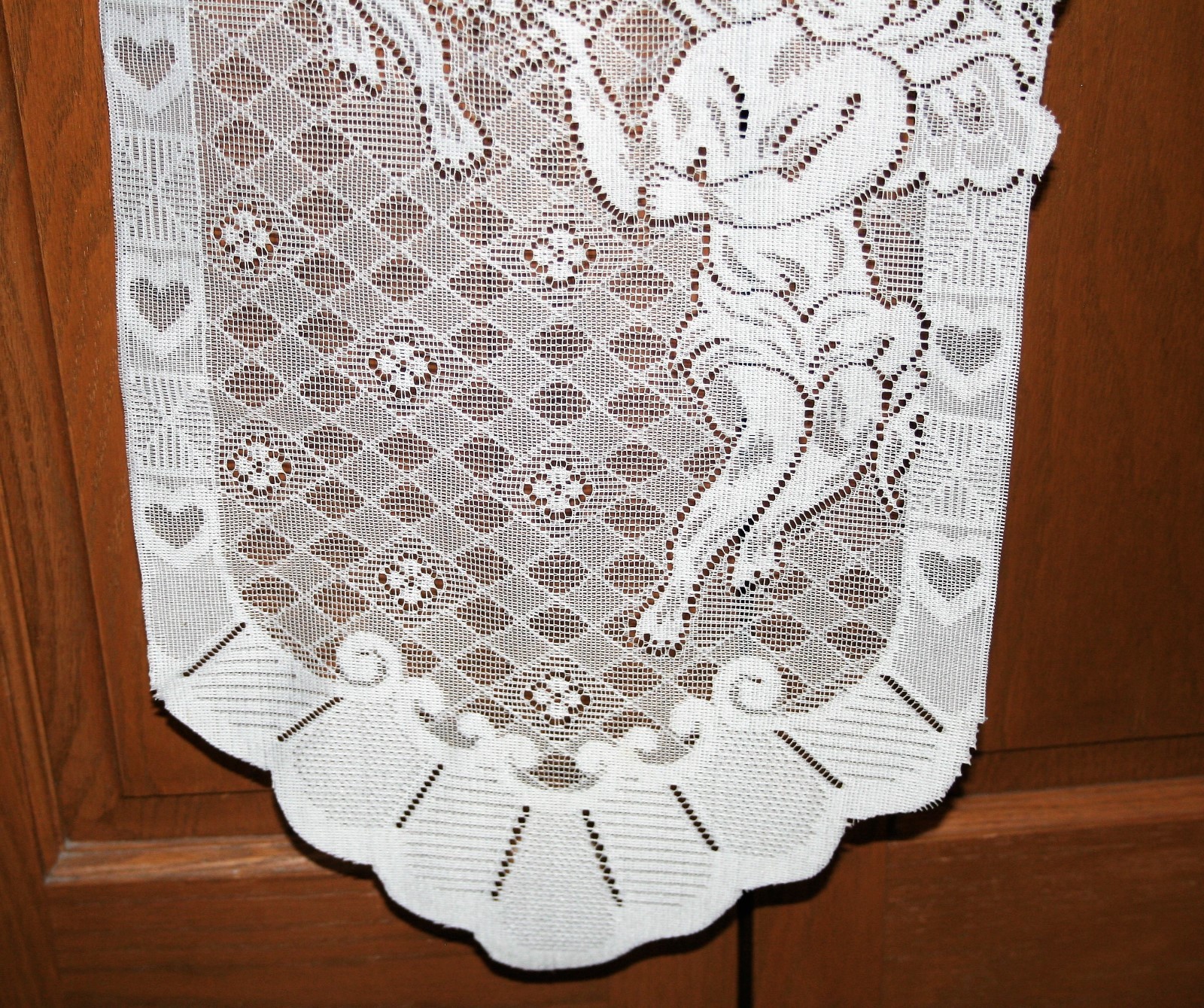 Decorative Lace Wall Banner Wall Hanging Victorian Cherubs Hearts Angels