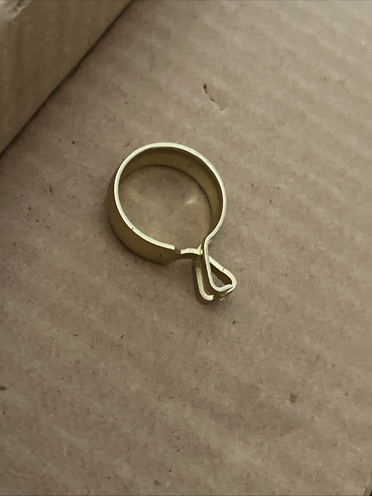 Vintage Lot Of 135 Kirsch Gold Eyelet Cafe Rings 1” Inside For 13/16” Rods NOS