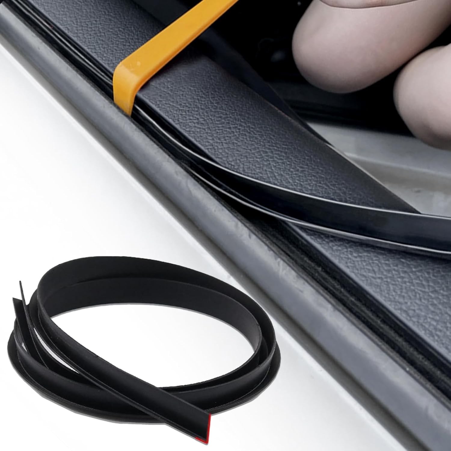 4M/13.1FT Car Window Seal Strip,Car Window Weather Stripping Seal,Universal Auto